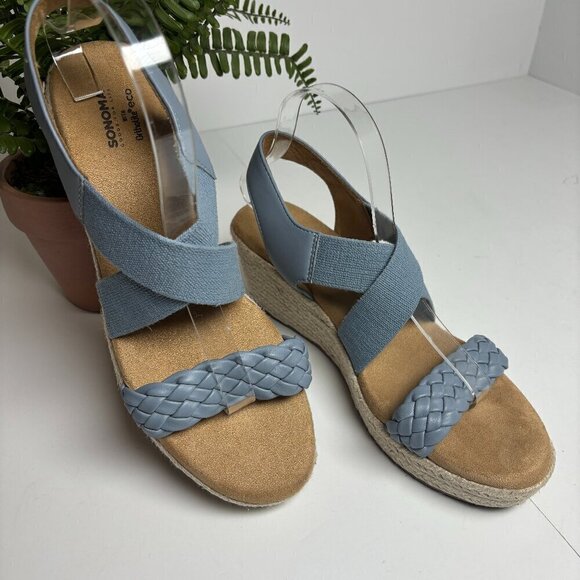 Sonoma Goods For Life® Coraa Espadrille Wedge Sandals Size 10M - Picture 2 of 10
